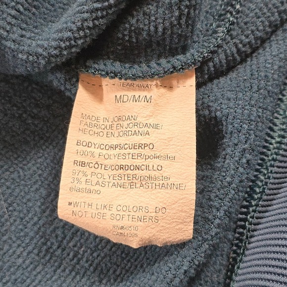 Under Armour Playoff 2.0 1/4 Zip Mens M Green Golf Loose Fit Performance Casual - Picture 6 of 10